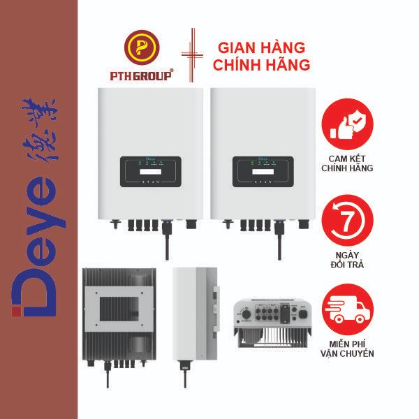 PTH GROUP Máy biến đổi tĩnh điện Inverter Deye 10Kw 1 pha | Inverter Hòa Lưới