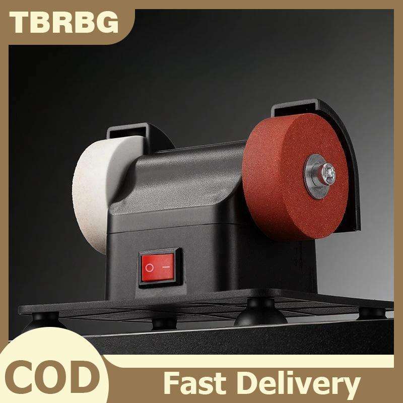 TBRBG Điện nhỏ Mài bánh xe dao mài đa chức năng mài đánh bóng công cụ cho nhà bếp Sử dụng ngoài trời