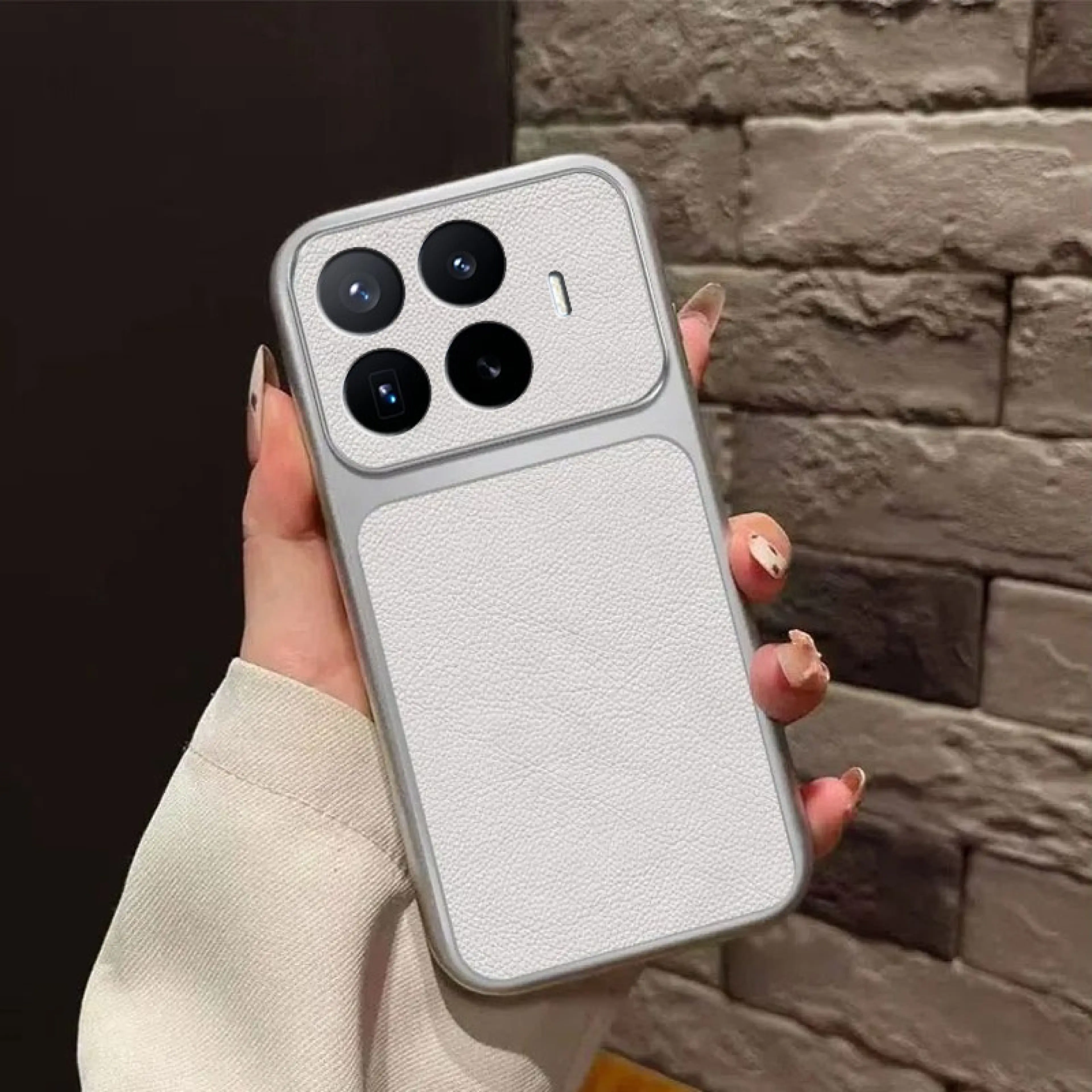 For Xiaomi 17T Pro 17T 17 T Pro 17TPro Xiaomi 17 Pro Max UltraXiaomi 15T Pro Xiaomi17T Pro 5G 2026 Luxury Imitation Of Sheepskin Texture Phone Case Fashion Large Window Simple Case Anti Fall Shockproof Protective Back Cover