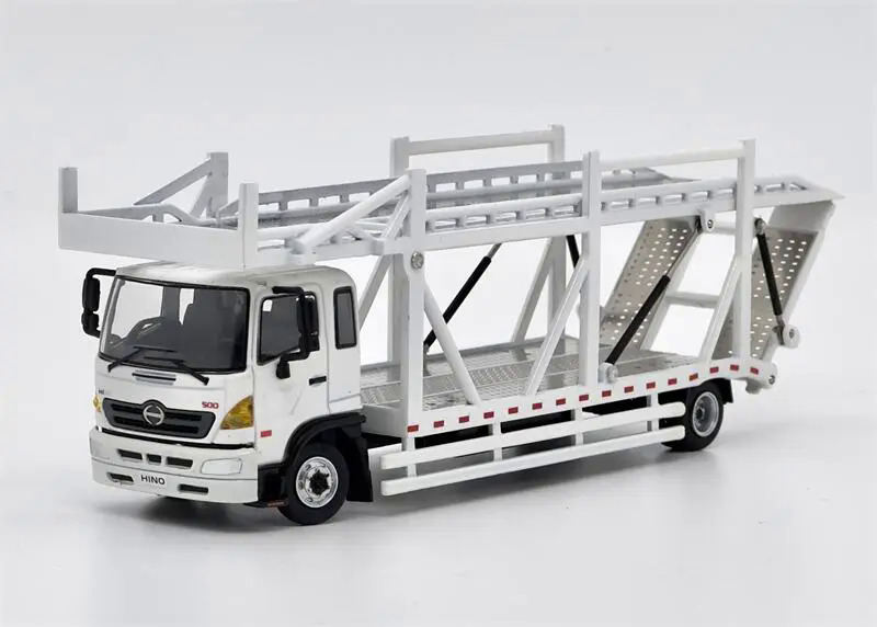 ** Đặt hàng trước ** mô hình độc đáo × Tiny 1:64 hino500 kiểm lâm hai tầng cầu vận chuyển Diecast Mô