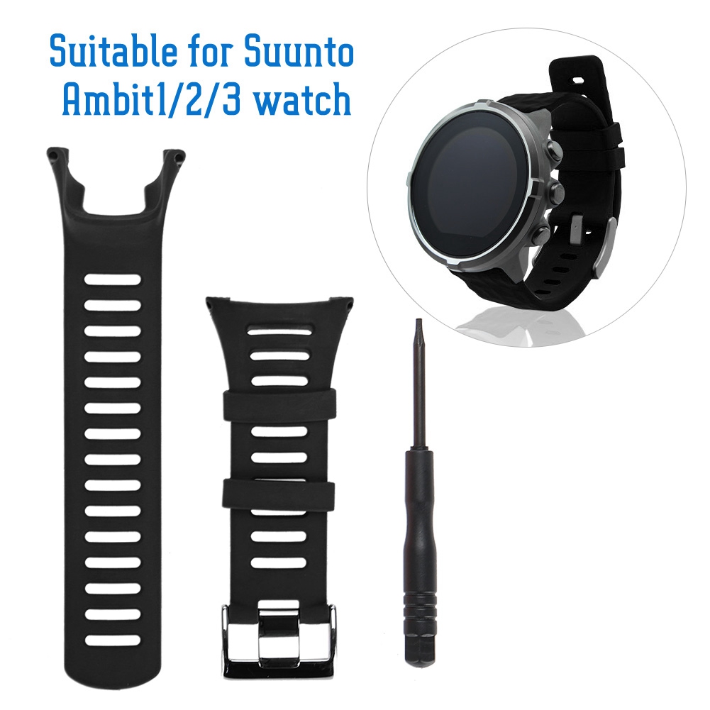 Dây đeo đồng hồ đeo tay bằng cao su Dây đeo đồng hồ cho đồng hồ Suunto Ambit1/2/3