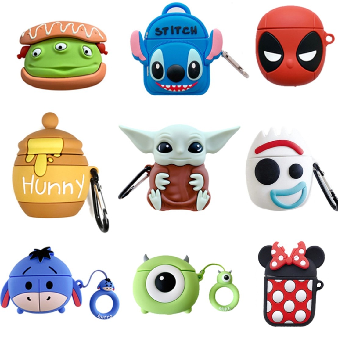 INS Disney 3D Stitch Case for Apple AirPods 1 2 3rd Cover for AirPods Pro