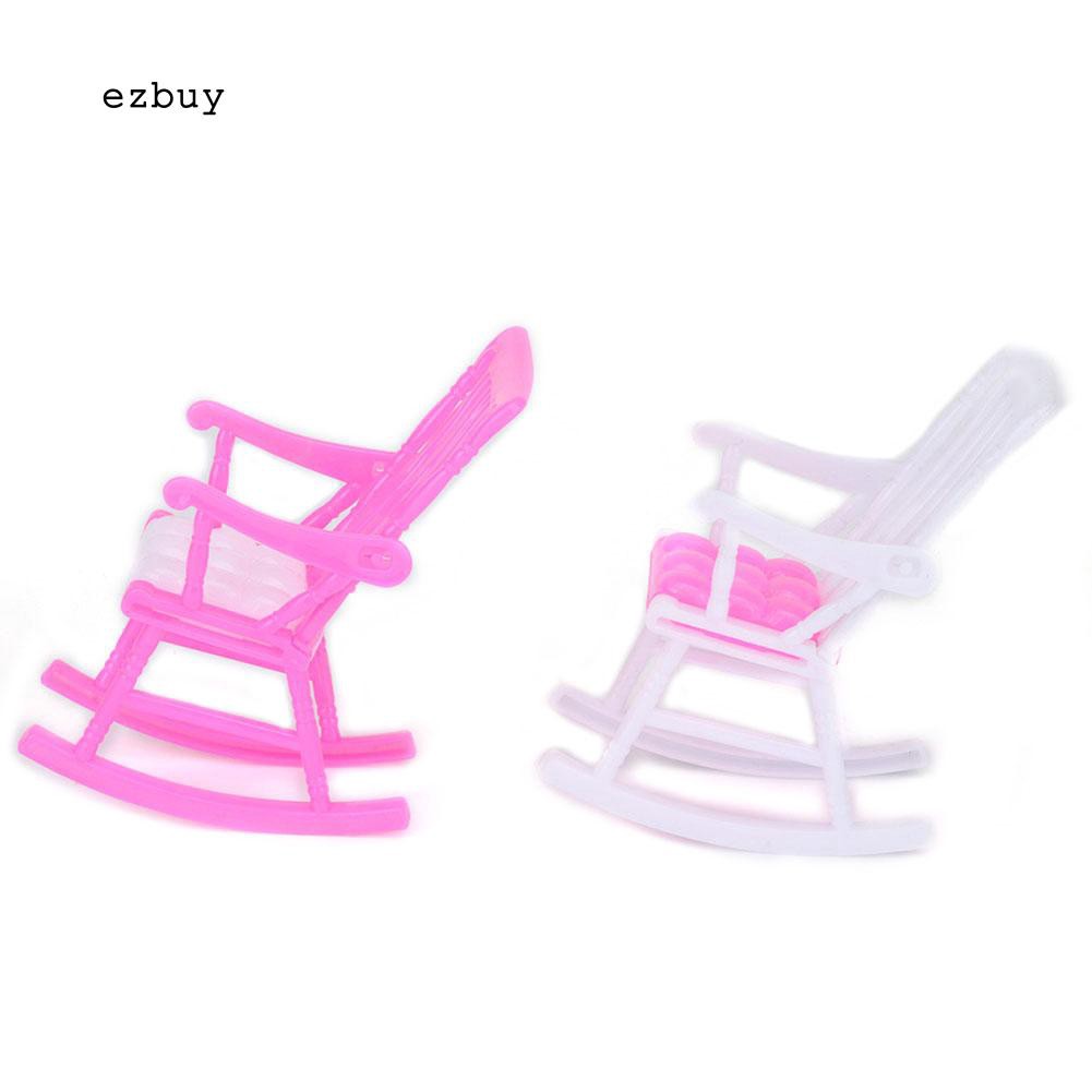 Cute mini plastic rocking chair for decorating the kitchen ราคา 6 บาท*ส่งฟรี