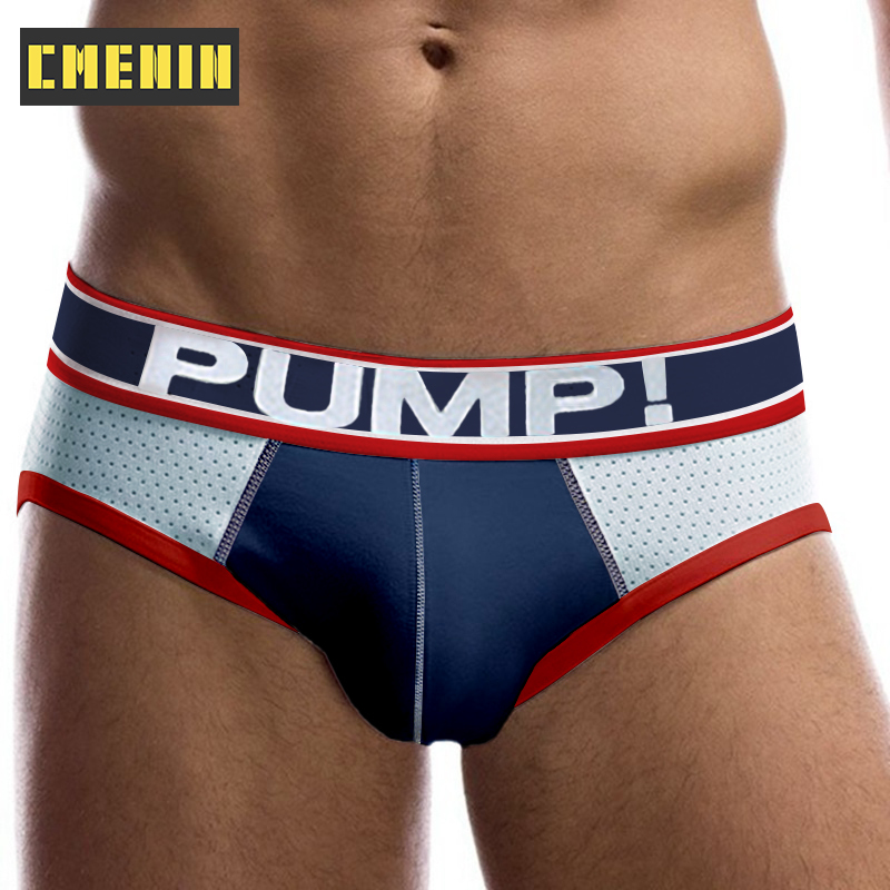 CMENIN PUMP 1PcsThương Hiệu Mới Polyester Quần Lót Nam Ngắn Gọn Nam Quần Lót Thoáng Khí Innerwear Quần Lót Jockstrap Quần Sịp Nam Ropa Nội Thất Hombre H189