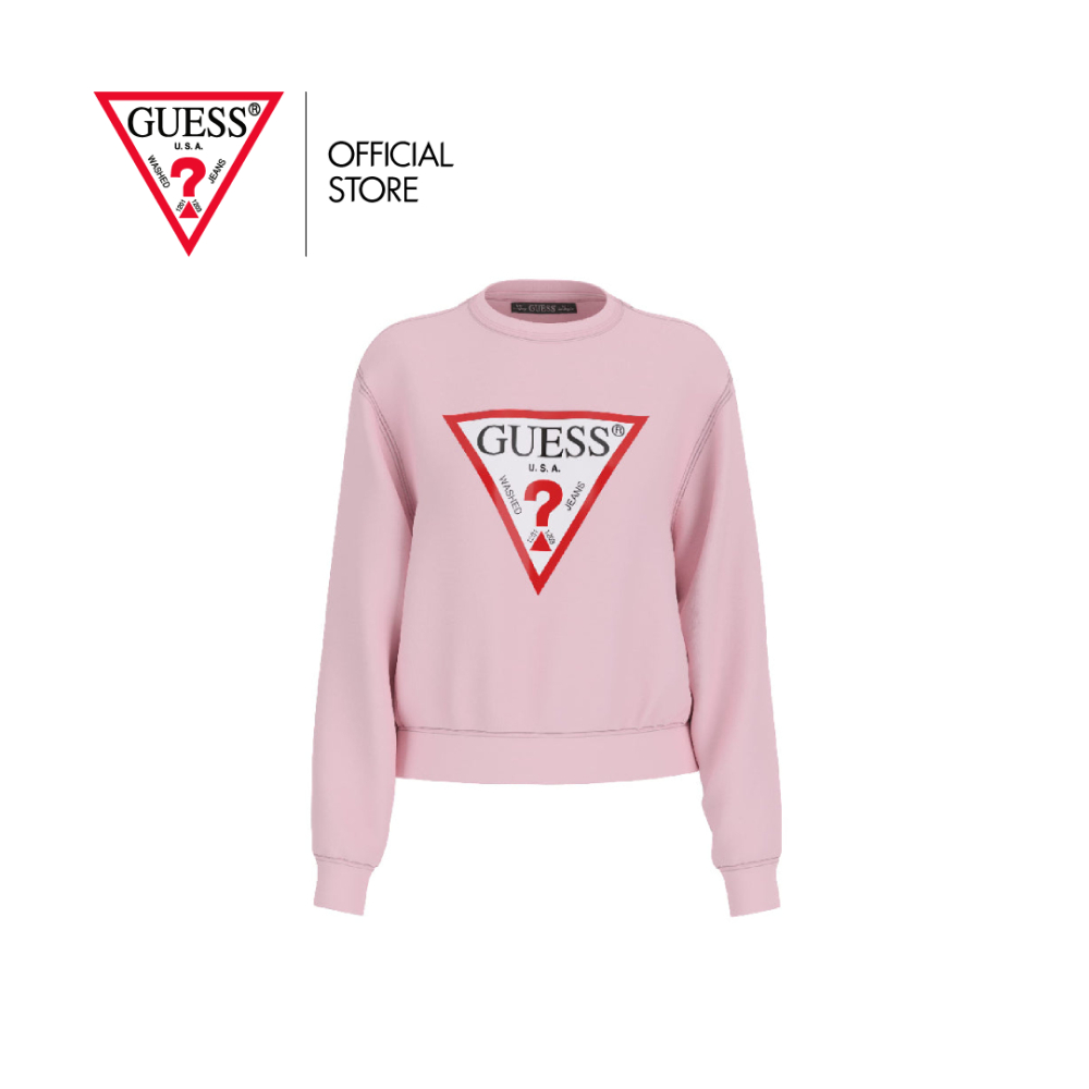 GUESS WOMEN SWEATSHIRT W2YQ16KBA11 - PINK ราคา 1,995 บาท*ส่งฟรี