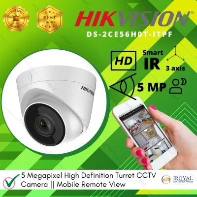 HIKVISION DS-2CE56H0T-ITPF 5 MP Turret Camera
