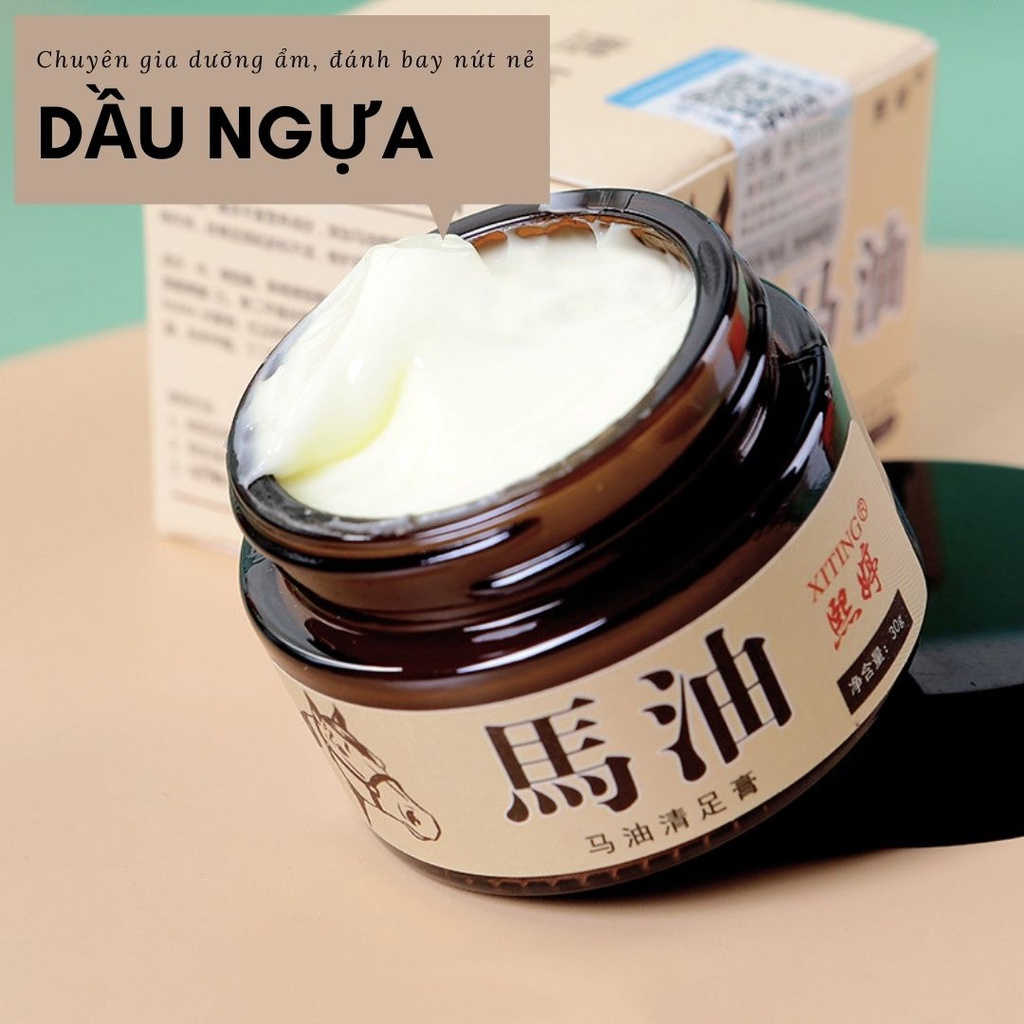 [dầu ngựa] [dầu ngựa]Kem Dầu Ngựa nứt gót chân, nẻ da tay chân, á sừng, bong da, dưỡng ẩm - Hàng Chất Lượng 30gr - trthuyff - dungtheethao06