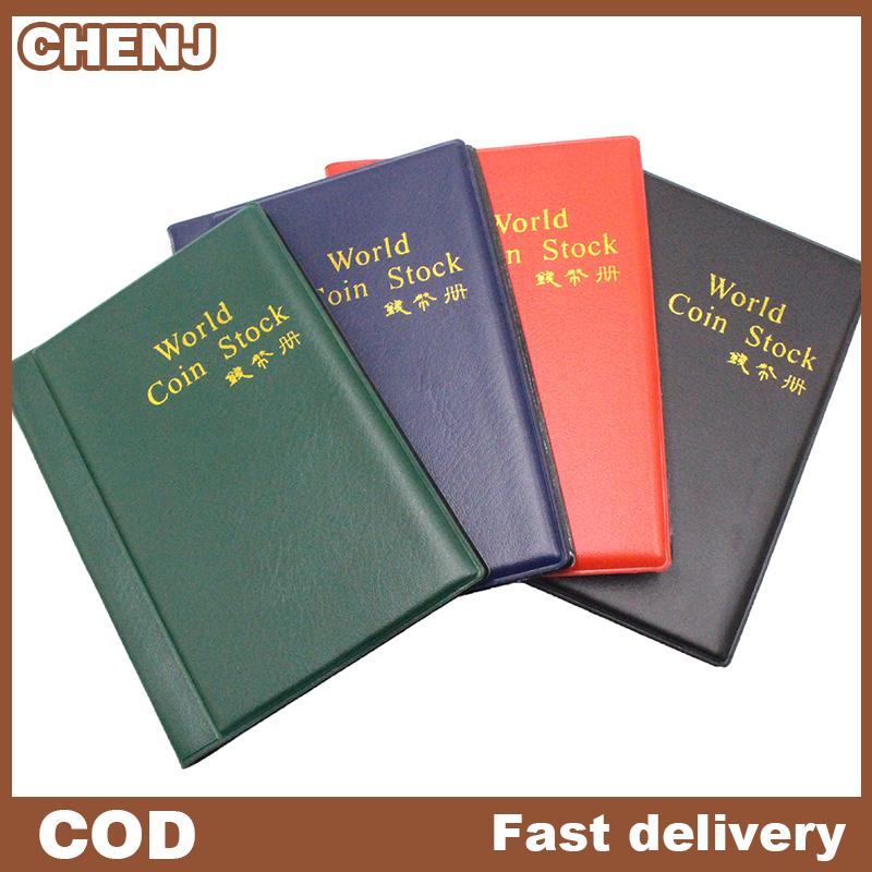  CHENJ 120 túi Album cho tiền xu Bộ sưu tập Cuốn sách trang trí nhà Album ảnh đồng xu Album chủ sở hữu bộ sưu tập Cuốn sách sổ lưu niệm 