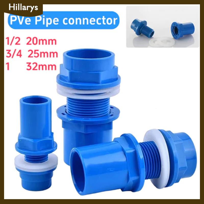 [Hillarys] 2 chiếc đầu nối PVC ống thoát nước bể cá dày 20 25 32 mm ống thoát nước trong vườn đầu nối đầu vào bể cá cho bể cá