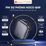 Pin dự phòng cao cấp có đi kèm dây chính hãng Hoco Q49, pin dự phòng 10.000mAh gọn nhẹ tiện lợi