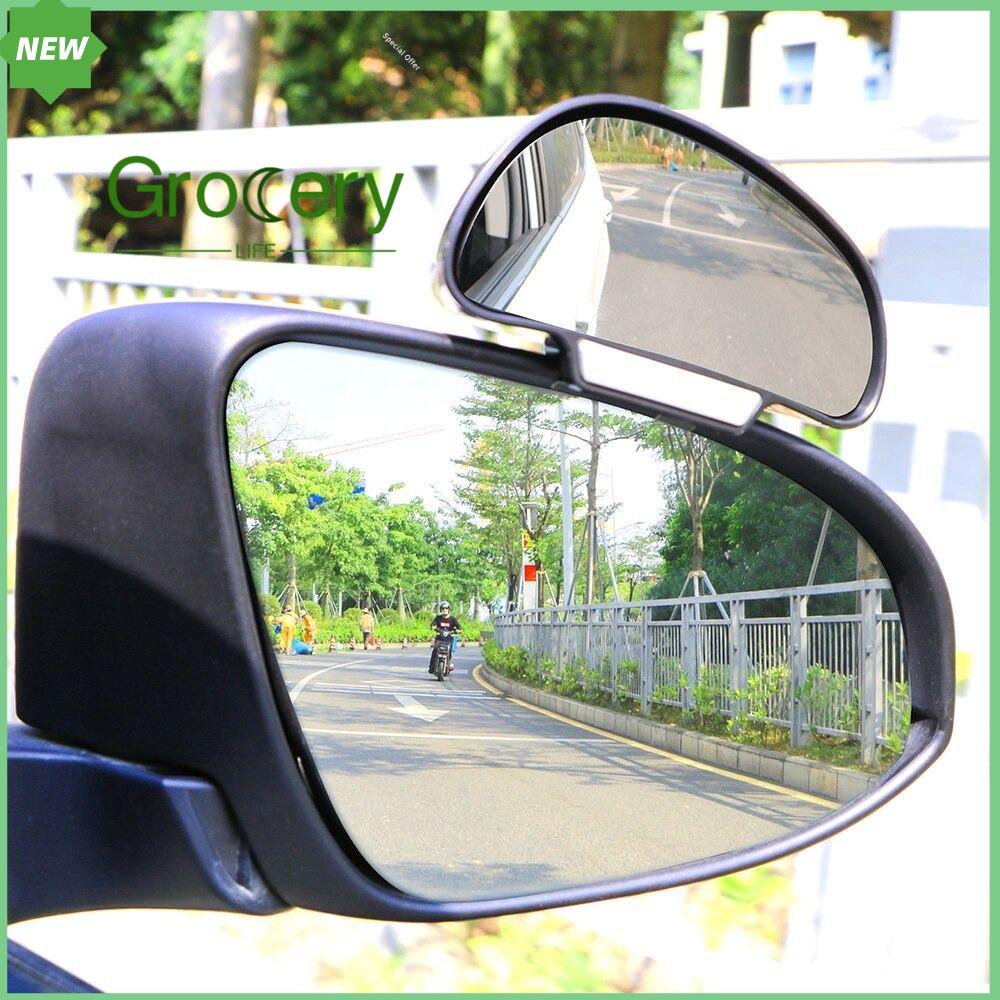 GROCERY LIFE Có thể điều chỉnh Có thể xoay 360 độ Gương chiếu hậu Phụ kiện an toàn Gương chiếu hậu ô tô Gương điểm mù