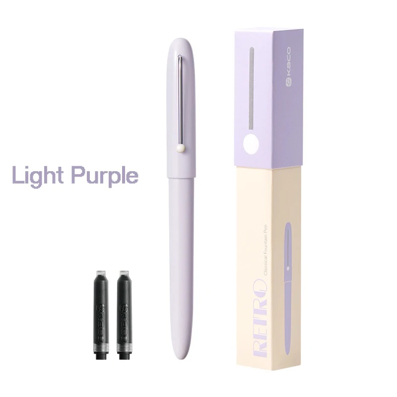 KACO Retro Fountain Pen EF Pen Tip Premium Luxury Specific Bag Stylo practice calligraphy Writing Tools School Office STATIONARY