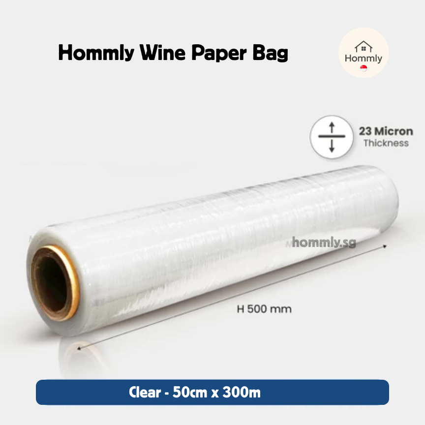 [Hommly SG Instock] Shrink Wrap | Stretch Film | Cling Wrap | Pallet Furniture Wrap | Plastic Wrap | Plastic Film|Moving