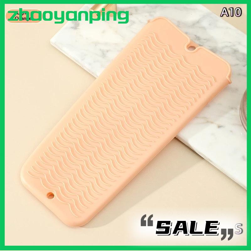 zhaoyanping 1pcs Silicone chịu nhiệt Pad Pouch lưu trữ túi cách nhiệt Mat cho máy ép tóc nhiệt uốn thanh Curler Bìa - 9
