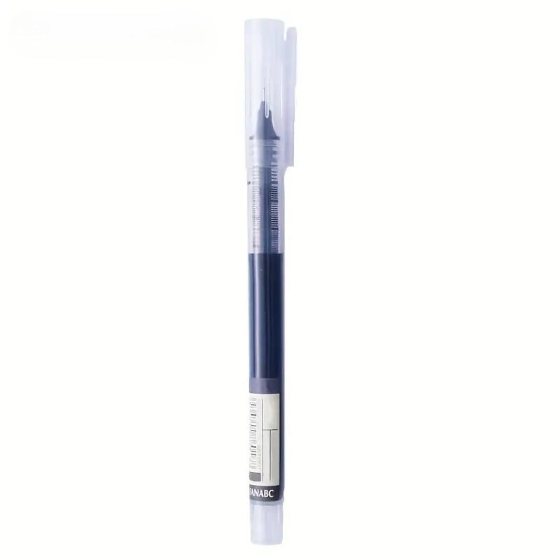 Gel Pen 0.5mm Large Capacity Quick-Drying Straight Liquid Bead All Needle Neutral Pen Office Signature Carbon Pen
