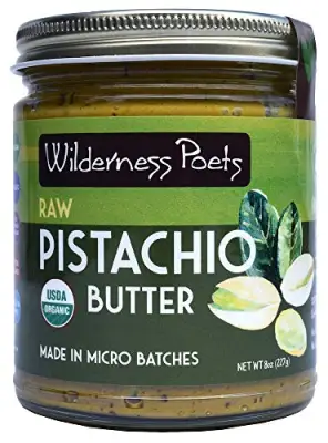 Wilderness Poets, Raw Pistachio Butter (8 Ounce - Half Pound)