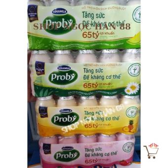 Lốc 4 chai sữa chua uống men sống Vinamilk Probi chai 65ml / 130ml