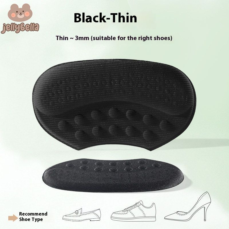 Jellybella Anti-Slip Anti-Blister Heel Cushion Pad Shoe Size Adjustment Shoe Stickers Big Change Essence ราคา 17 บาท*ส่งฟรี