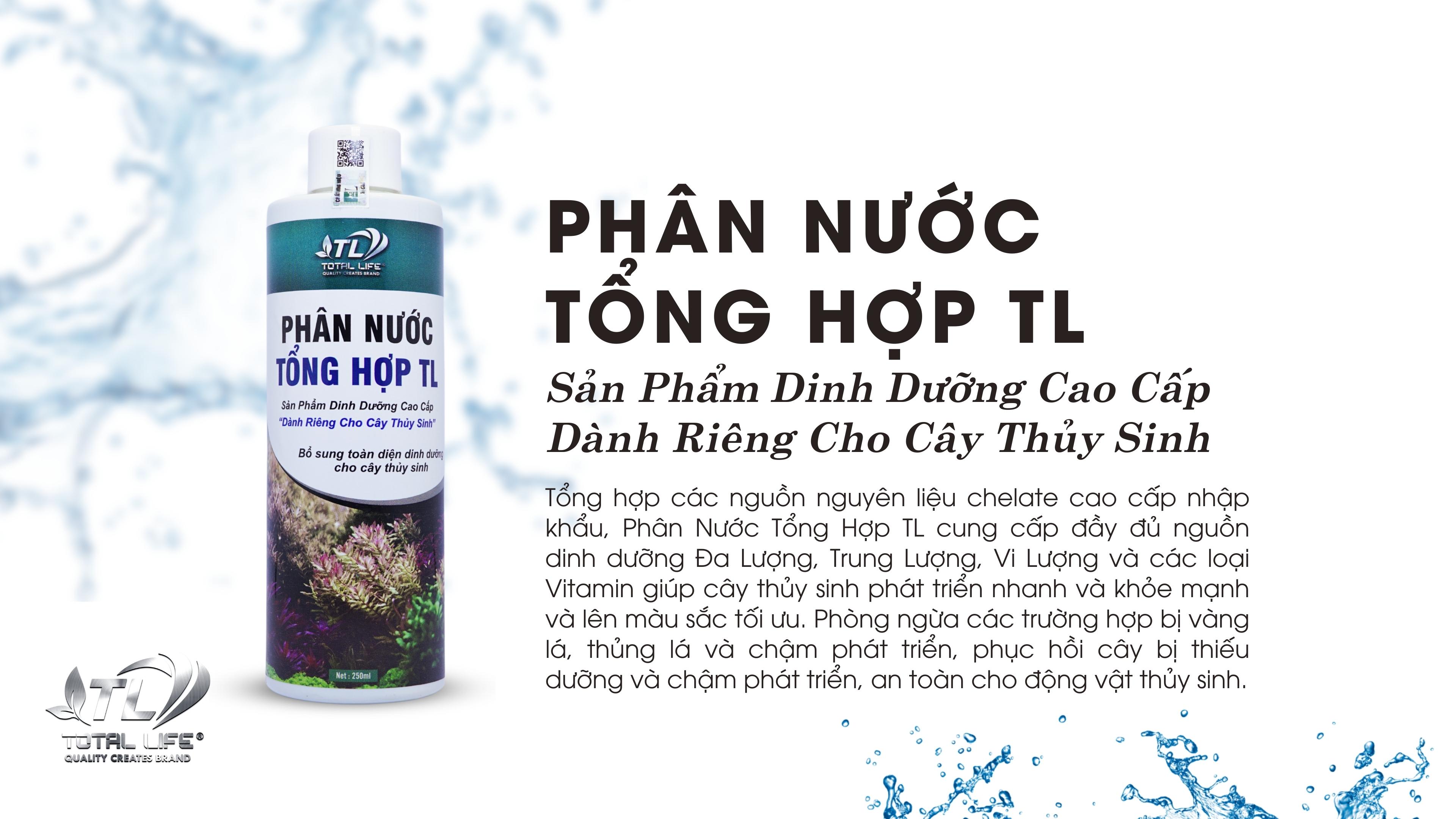 Thành Lê Phân nước tổng hợp TL Phù Hợp Cho Mọi Loại Cây Thuỷ Sinh giúp cây phát triển nhanh và lên màu rực rỡ