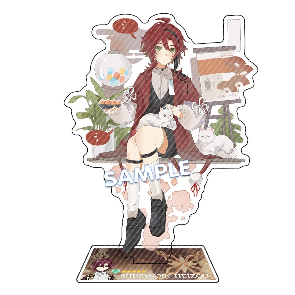 Mô hình Standee Game Genshin Impact WANDERER XIAO Venti Kazuha Heizou Desk decor góc học tập để bàn