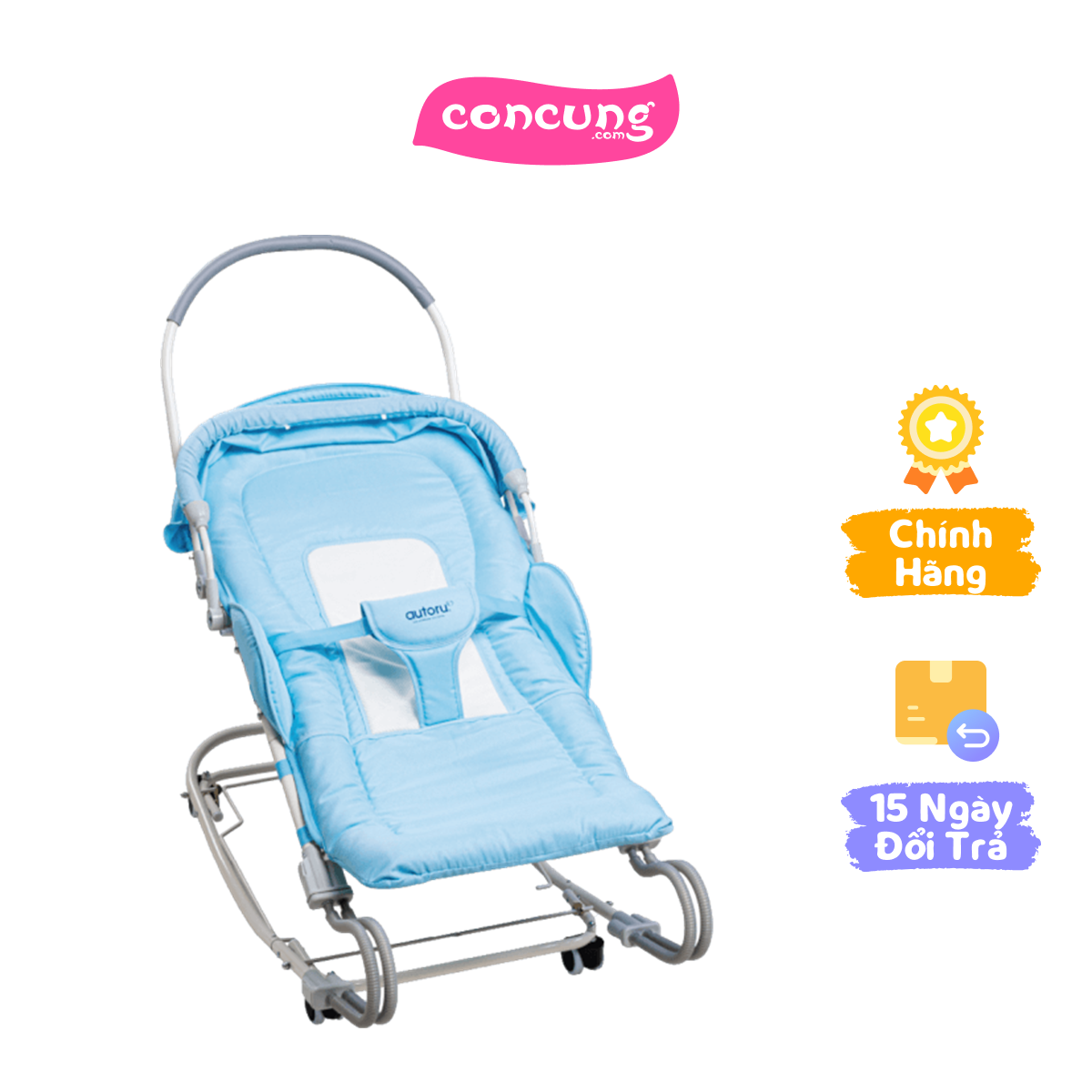 Xe nhún ăn bột Autoru FCF2-Pro-M (Xanh Mint, mẫu mới)