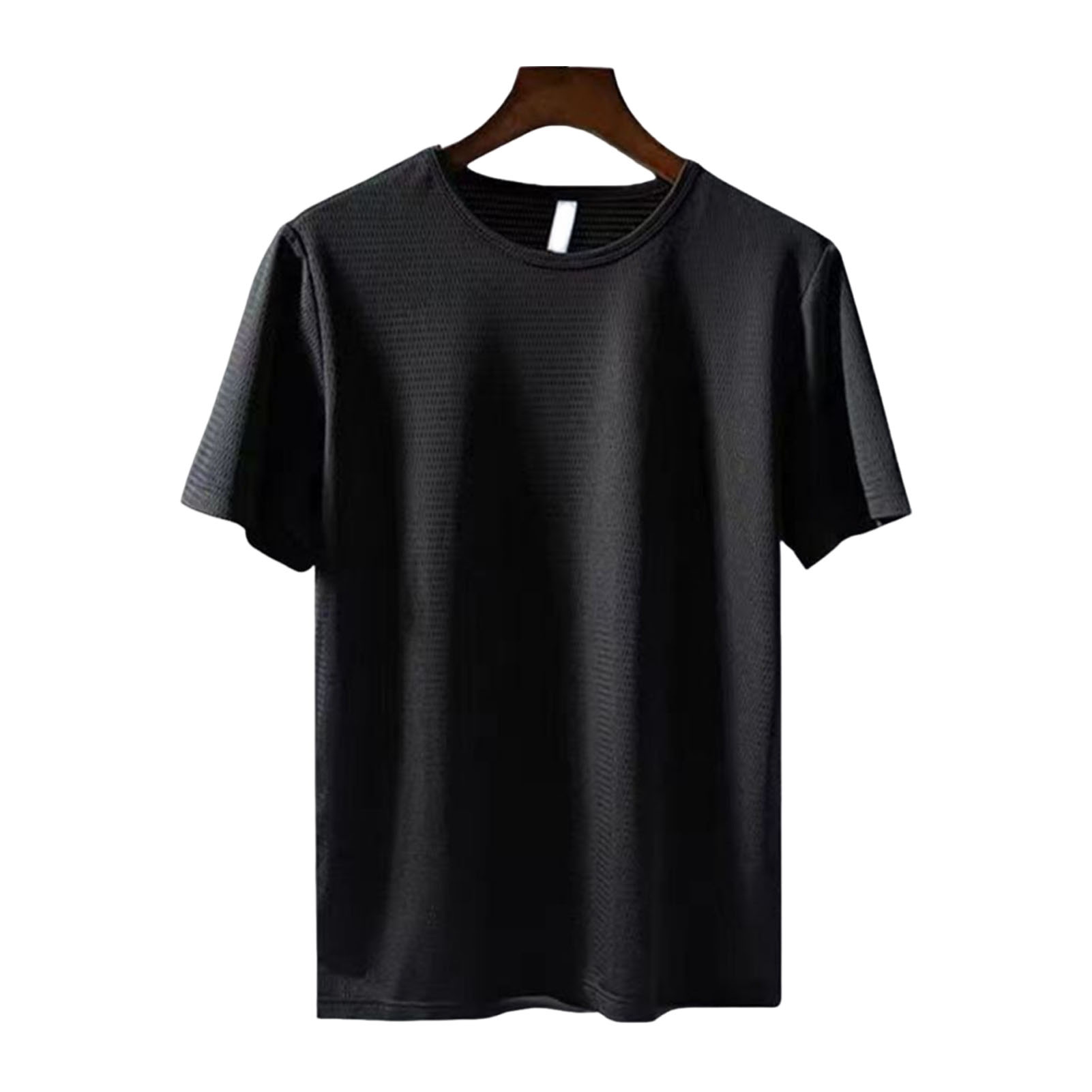 【Stock】 Men Mesh T-shirt Lightweight Breathable Top Men's Lightweight Quick-dry Mesh T-shirt Breathable Loose Fit Sports Tee for Gym Outdoor Workout Casual Summer Wear – Perfect for Hot Humid Climate