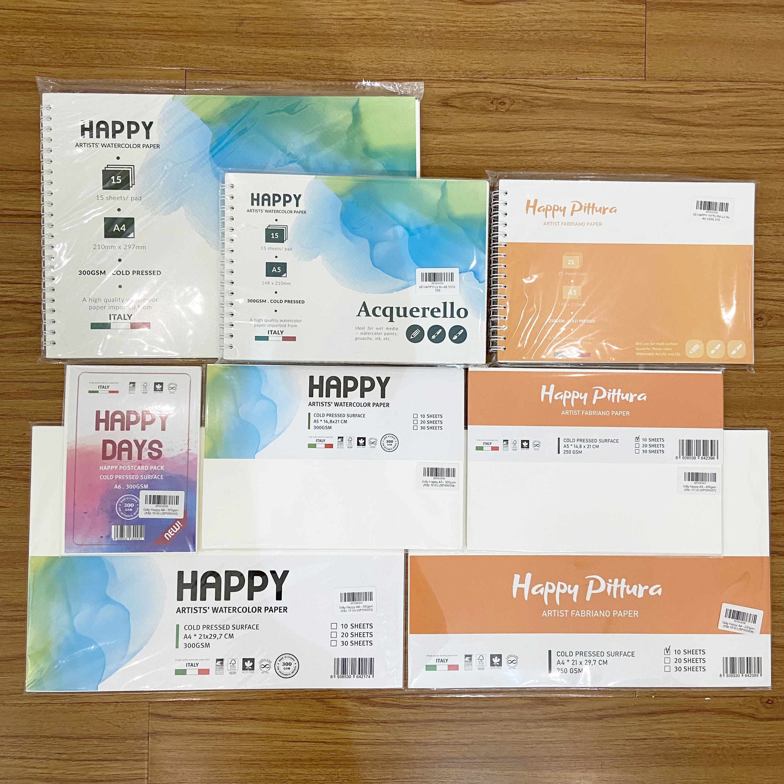 Giấy Vẽ Màu Nước HAPPY Hạng Họa Sĩ