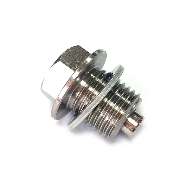 Động cơ dầu từ tính ốc xả nhớt Bolt sump Nut Gasket thép không gỉ m14x1.5mm