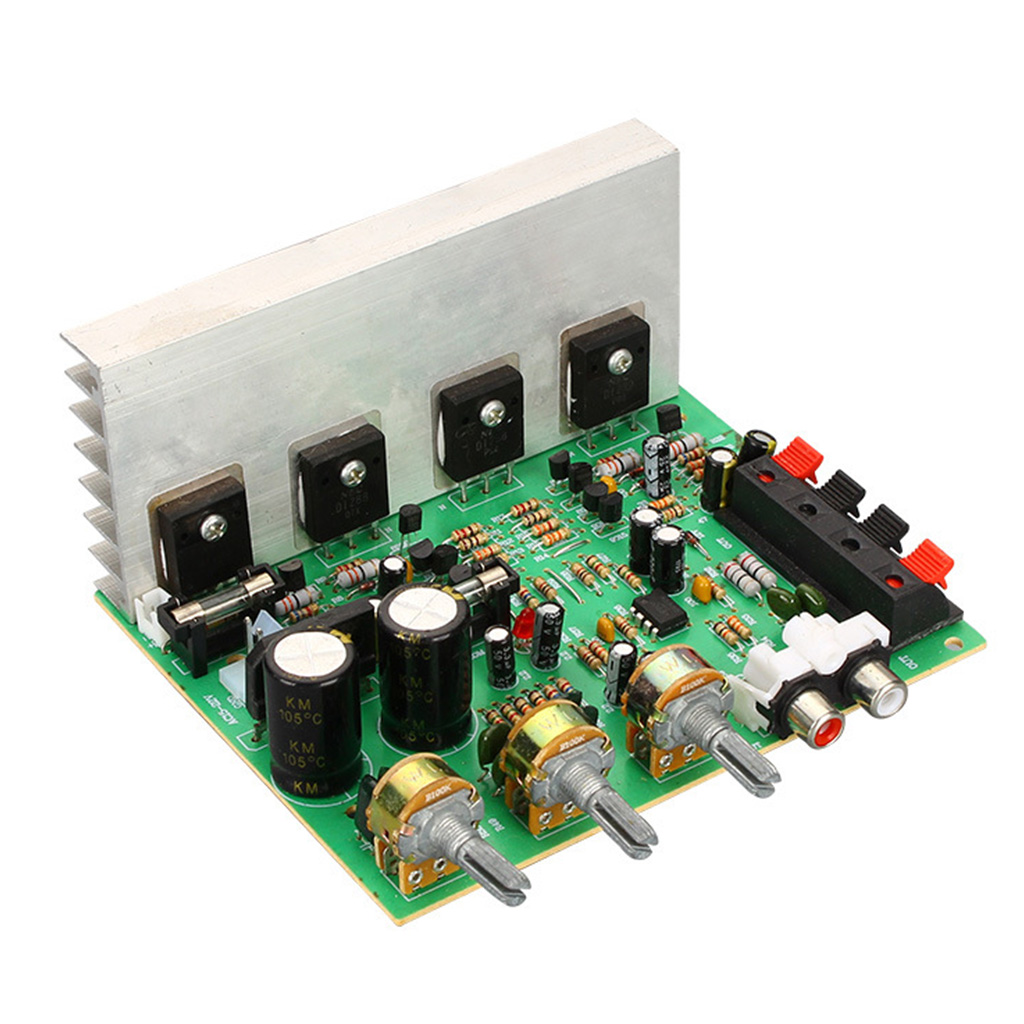 Bảng khuếch đại công suất cao với 2x80W & tụ lọc kép Bảng âm thanh với chip FET & 4558 OP amp Typ