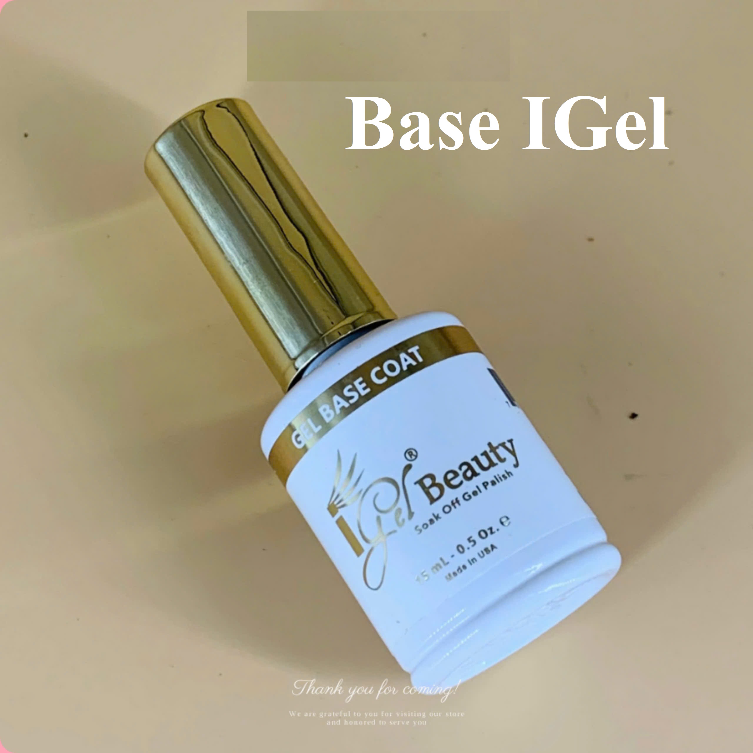 Base top Igel nhập khẩu Mỹ chính hãng (15ml) - Sơn gel liên kết và top phủ bóng cao cấp tiêu chuẩn U