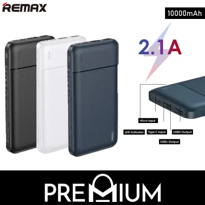 REMAX Lango RPP-96 10000mAh Power bank 10000 mAh Portable Charger Charging Battery Compatible with Xiaomi Samsung iPhone Huawei PPP-9