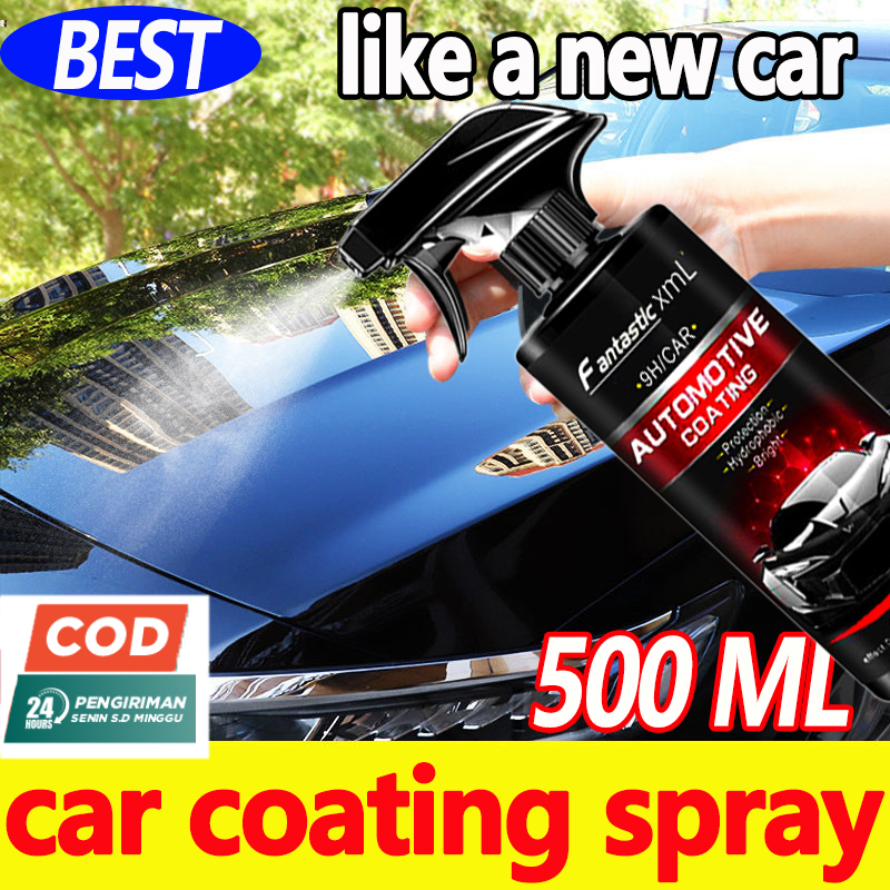 500ML Nano Coating Pengkilap Mobil Car Coating Spray car nano coating spray Pengkilap Body Motor Dan Mobil pelindung cat body/spray/wax/poles/magic pengkilap mobil pengkilap cat body mobil magic spray pembersih mobil Harga 54,500 rupiah*Gratis Ongkir