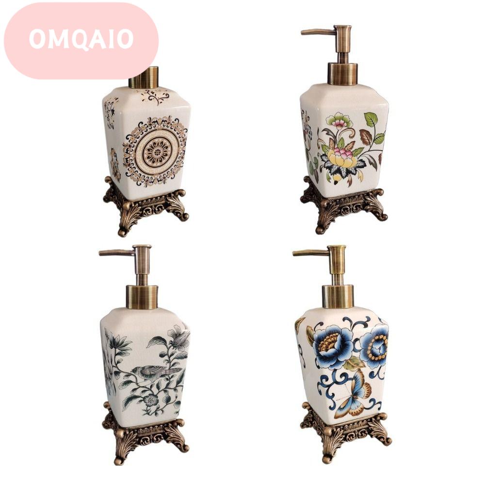 OMQAIO วินเทจ เครื่องจ่ายสบู่เซรามิก เซรามิกส์ สไตล์ยุโรป ขวดโลชั่นวินเทจ ที่ใส่โลชั่น สร้างสรรค์และสร้างสรรค์ ขวดปั๊มโลชั่นรีฟิล การเดินทางการเดินทาง ราคา 1,056 บาท*ส่งฟรี