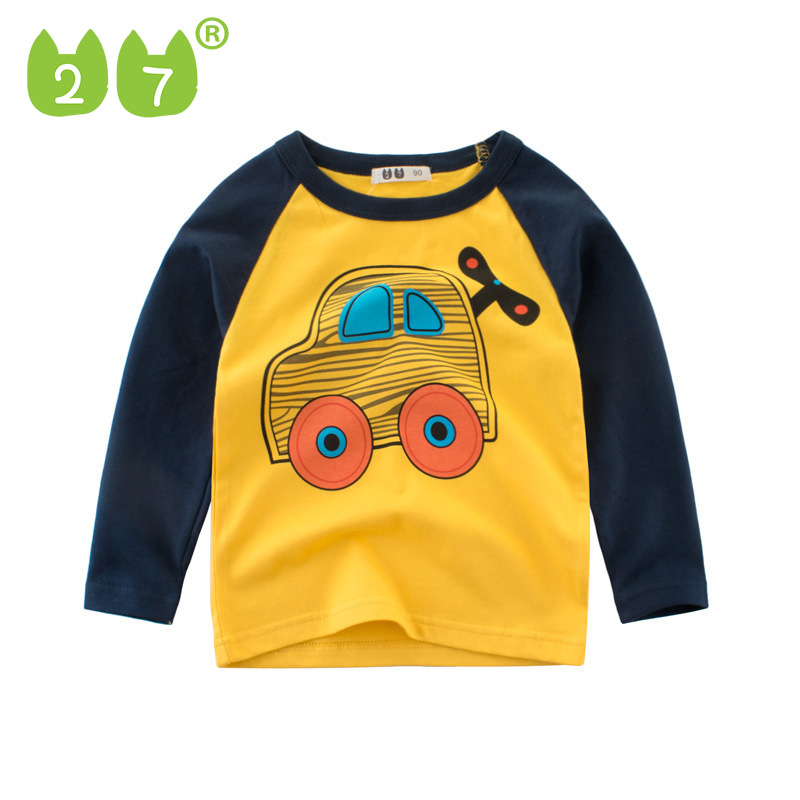 27KIDS เสื้อผ้าเด็กฤดูใบไม้ร่วงสินค้าใหม่ bottoming เสื้อเด็กสไตล์เกาหลีแขนยาวเสื้อยืดเด็กเสื้อยืดเด็กเสื้อผ้าเด็กผู้ชาย ราคา 157 บาท*ส่งฟรี