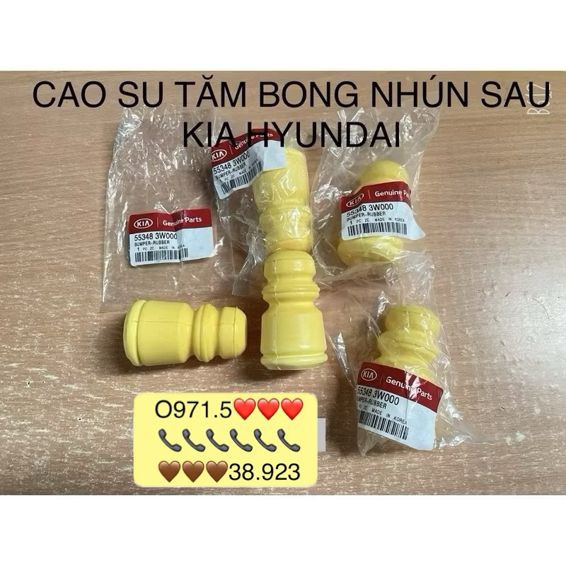 TĂM BÔNG GIẢM XÓC SAU HYUNDAI I10 KIA MORNING. PICANTO 553483W000 2012-2020 xịn