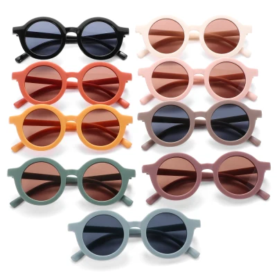SNSQDYW0010 Girls Boys Outdoor Round Frame UV 400 Protection Beach Protection Glasses Kids Sunglasses Eyewear for Children Toddler Sunglasses