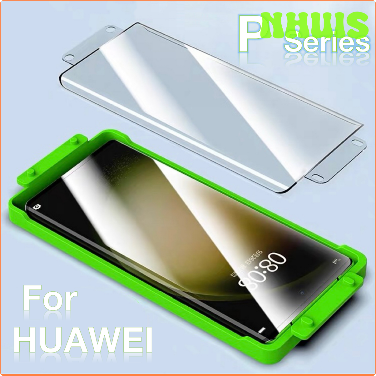 NHUIS For HUAWEI P60 Pro ATR P50 HUAWEI P40 Pro Plus P30 Screen Protector Glass Explosion-proof Protective with Install Kit DFRJY