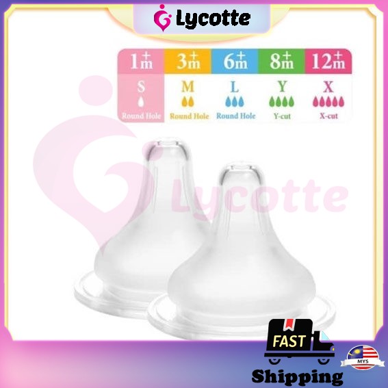 [Malaysia] Puting lembut botol susu wideneck soft feeding bottle nipple teat Pigeon Mam Tupperware Disney NUK Autumnz Thermos Disney Didi anti colic | Lycotte Mom & Baby