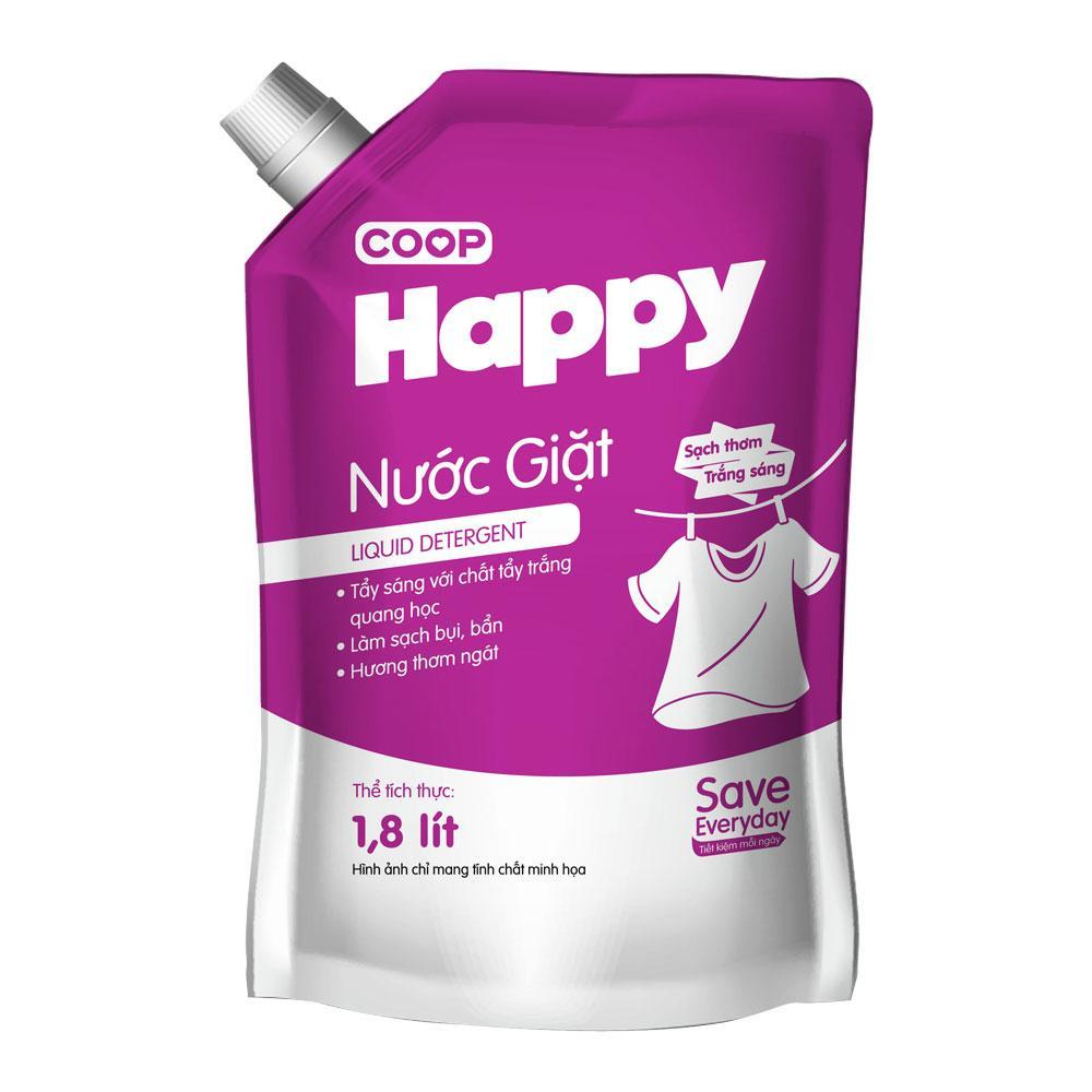 Nước giặt Coop Happy sạch thơm