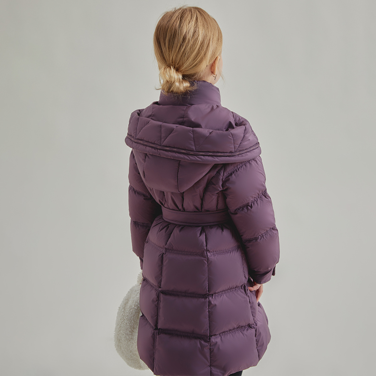 [p15p] Thick Girls Warm Parka Children Jacket Winter Casual Teens Outerwear Coats Purple Hooded Snowsuit Kids Cotton Windbreaker 5-16Yr ราคา  1,754 บาท*ส่งฟรี