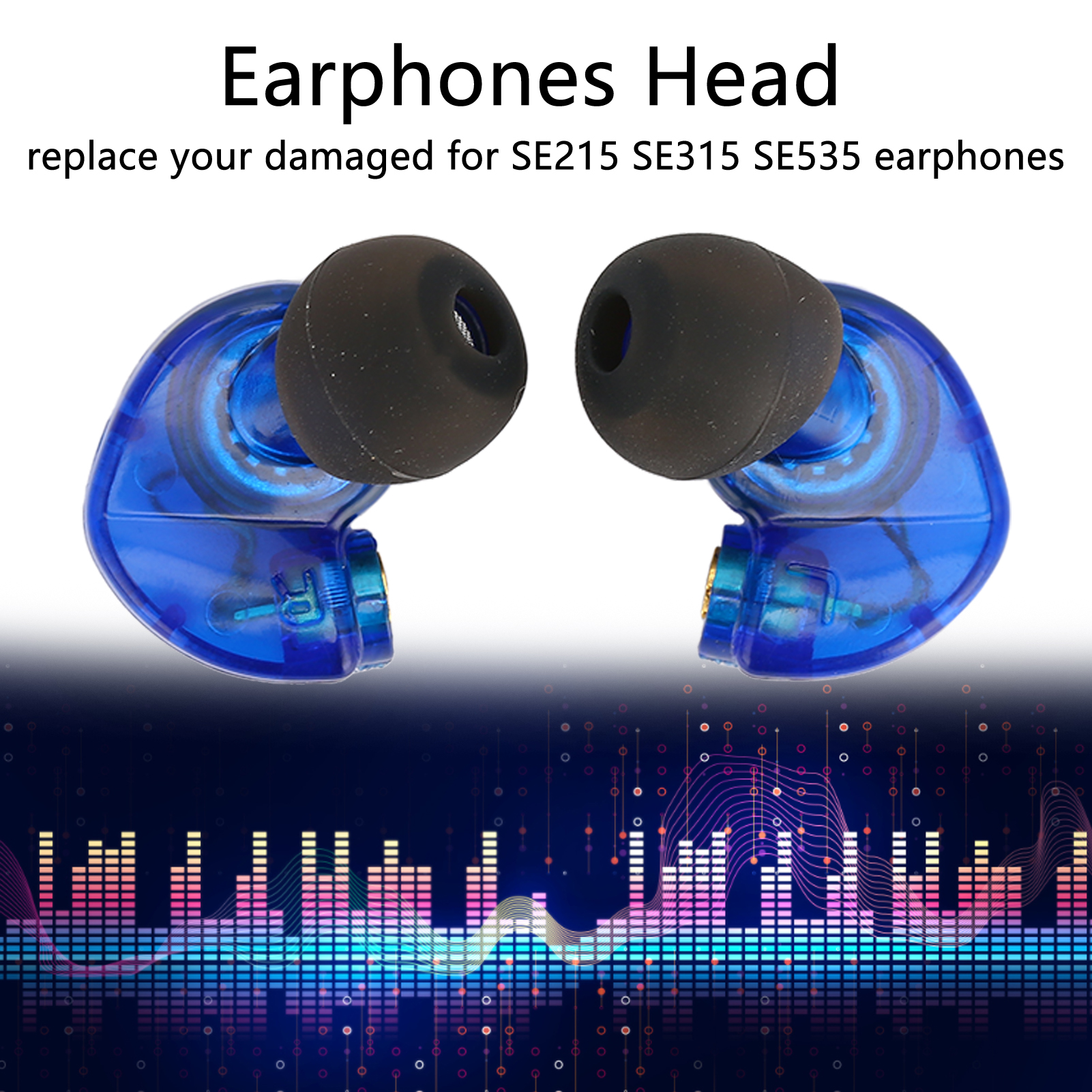 Sports Earphone Head Detachable Earbuds Accessories SE215 SE315 SE535 Pluggable MMCX Interface (Red) ราคา 146 บาท*ส่งฟรี