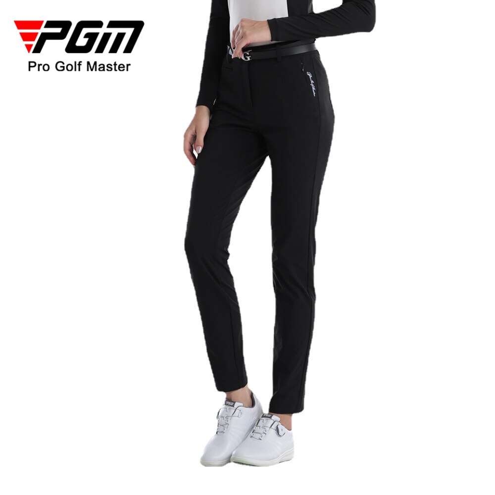 PGM Women's Golf Pants Invisible Pocket Zipper Sports Casual Pants KUZ163