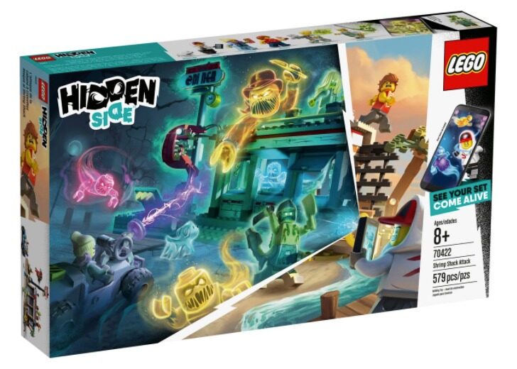 LEGO 70422 Hidden Side Shrimp Shack Attack 579pcs 9+ lego Đồ chơi gạch Hoàn toàn mới và chính hãng
