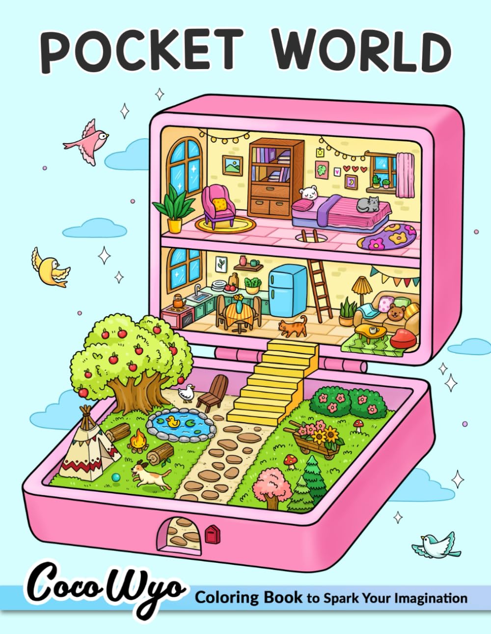 หนังสือเล่มการทาสีแบบผู้ใหญ่ที่มีโลกขนาดเล็กภายในสินค้าเล็กๆเพื่อการพักผ่อนและ Relief ความเครียด: 9798868003547: Wyo, Coco: Books - ยี่ห้อ OEM ราคา 5,137 บาท*ส่งฟรี