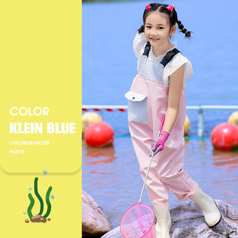 {UU61} 【Cắm trại】 quần áo một mảnh chống nước cho trẻ em, quần áo một mảnh chống nước mẫu giáo, Thiết bị bắt biển cho nam và nữ, quần đi mưa câu cá bãi biển cho trẻ em