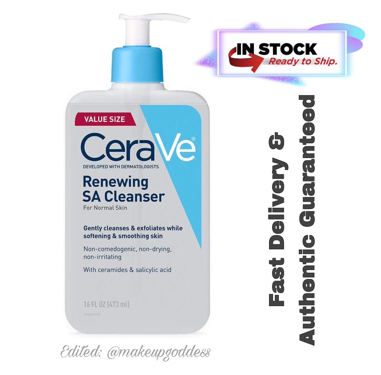 cerave renewing sa cleanser 16 oz