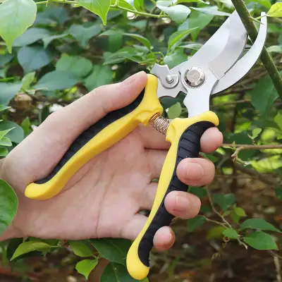 Professional Garden Pruning Shears 7.5" Gardening Cutter Heavy Duty Garden Scissors Clippers Garden Tool for Plants Hand Pruner