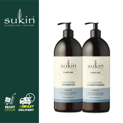 Sukin Hydrating Shampoo (1L) + Hydrating Conditioner (1L)