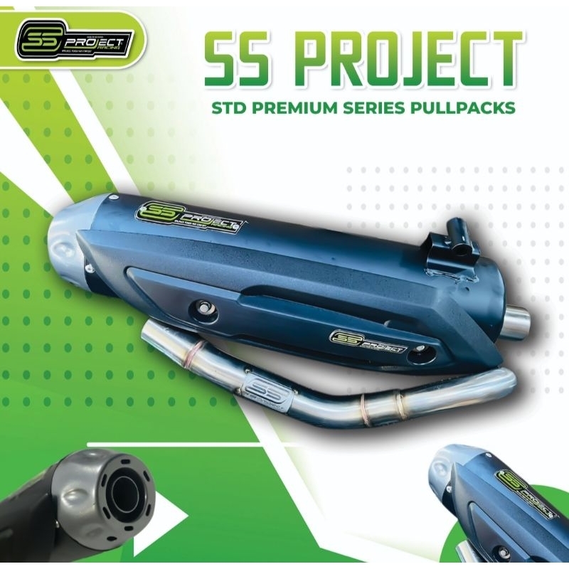 Knalpot Standart Racing Premium SS PROJECT All Varian Matic Honda & Yamaha Harga 599,999 rupiah*Gratis Ongkir