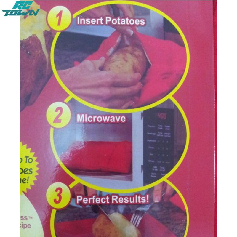 Baked Potato Bag for Microwave Oven Food Container ราคา 30 บาท*ส่งฟรี
